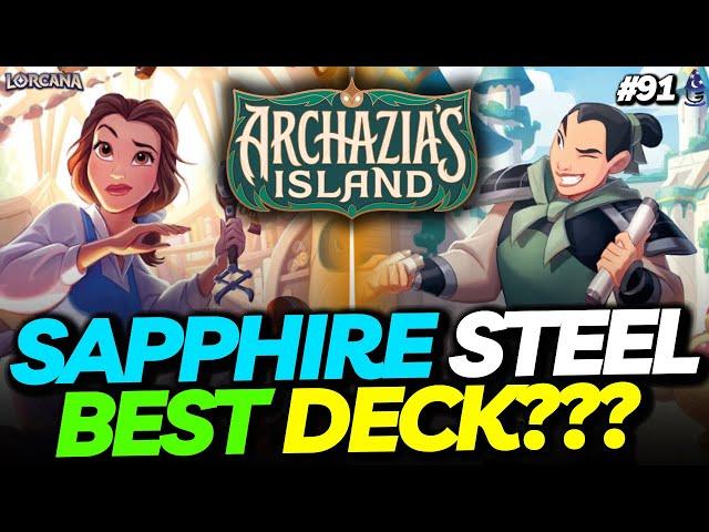  BEST DECK  Set 7 Sapphire Steel | Competitive Set 7 Decks | Podcana Episode 91 | Lorcana Podcast