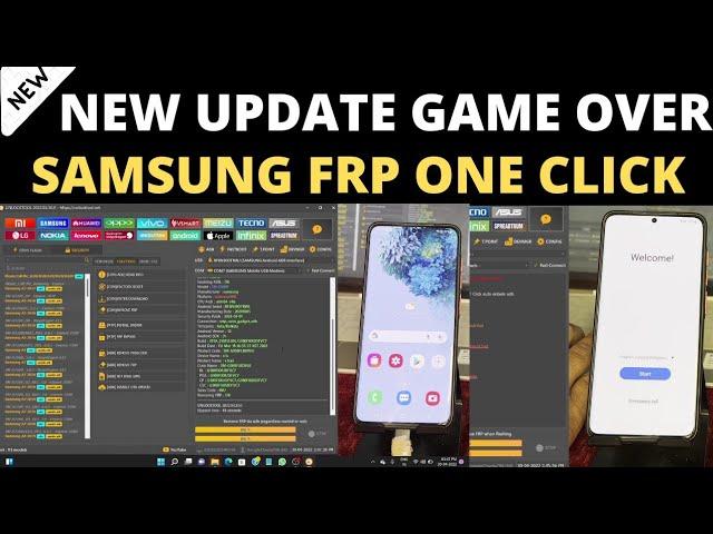 All Samsung Mobile Frp Bypass One Click Free / New Update 2022 Unlock Tool / OneClk Frp Bypass