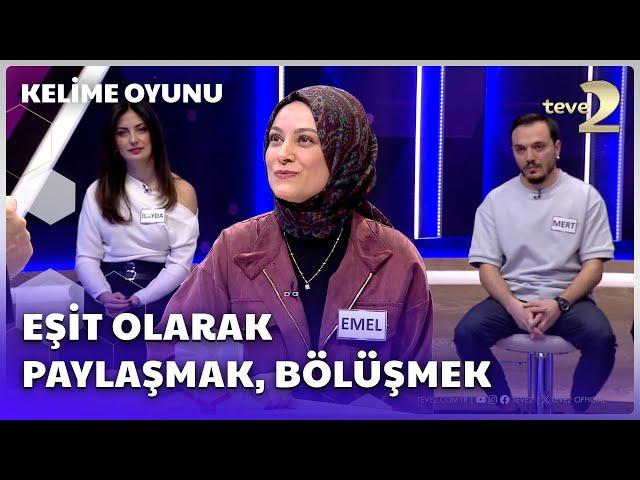 Eşit Olarak Paylaşmak, Bölüşmek | Kelime Oyunu