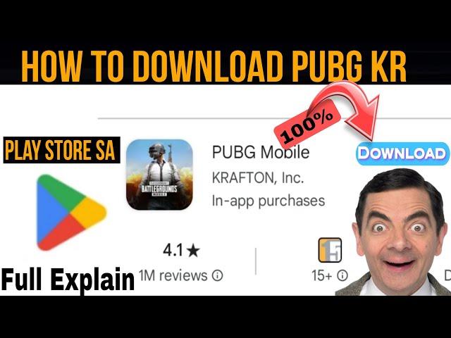 How to Download PUBG KR (Korean) in Pakistan. 100% working method.