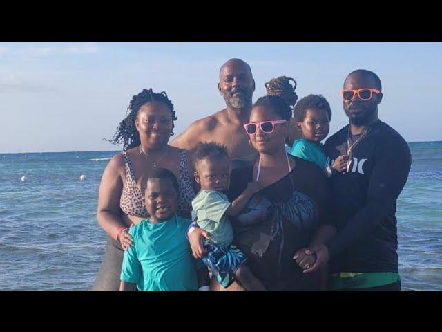 Our family trip to Jamaica.  The kids first international flight.