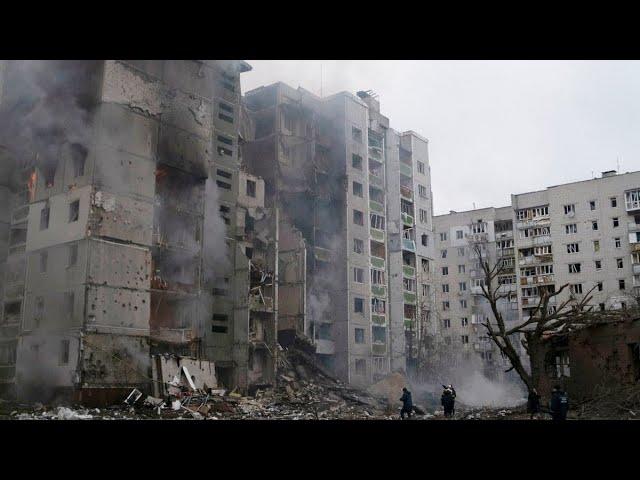 Чудовищные разрушения украинских городов. Российское оружие стреляет по жилым домам мирных людей