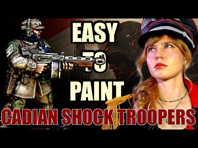 Ultimate Guide to Painting Cadian Shock Troopers- EASY GRIMDARK