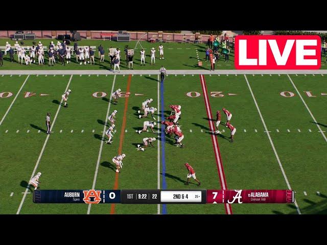 LIVE NOW! Auburn Tigers vs Alabama Crimson Tide | Week 14 Full Game - 2024 College Football 25