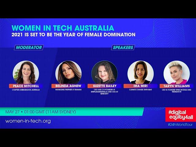 Women in Tech Australia - 24h World Tour