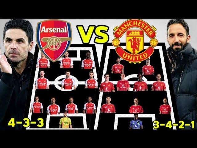 BIG MATCH !! ~ NEW ARSENAL VS MAN UNITED Predicted Head to Head Line up in EPL Matchweek 14 2024/25