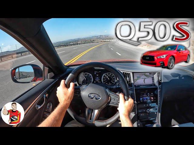 The 2023 Infiniti Q50 Red Sport is an Off-Beat Win IF the Price is Right (POV Drive Review)