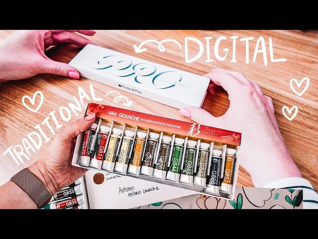 Art Supply Haul Digital and Traditional + Swatches