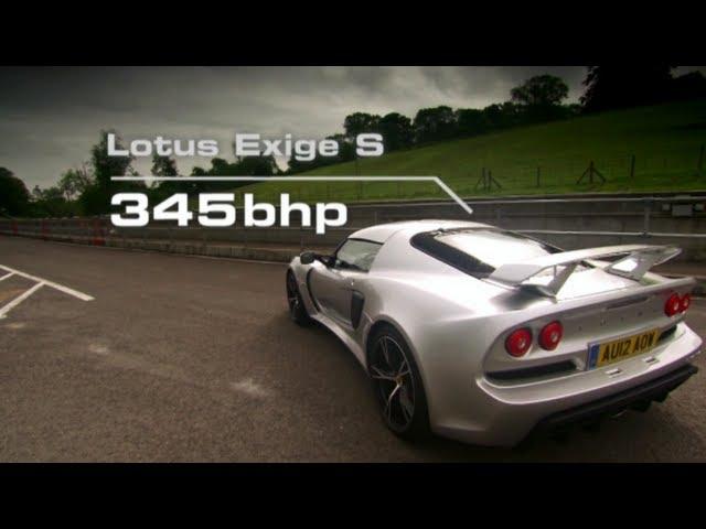 Race-Mode Race in Lotus Exige S vs F1 Driver - Fifth Gear