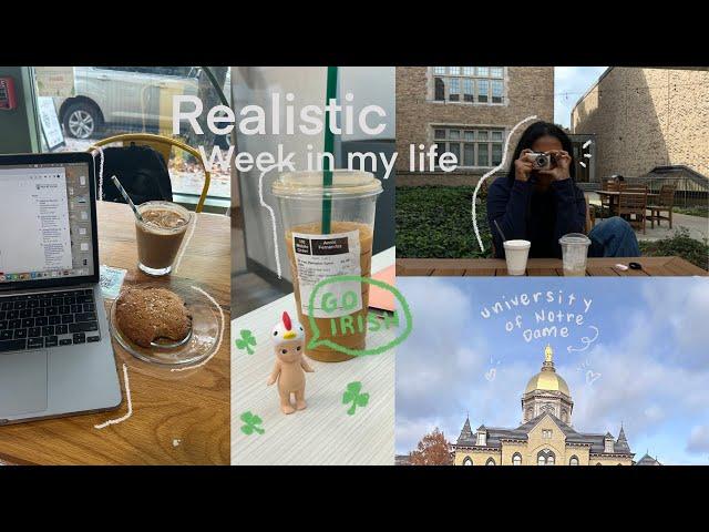 uni vlog  | week in my life at the University Notre Dame ︎