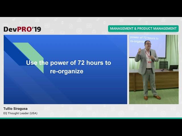 Tullio Siragusa – Leading Super-Productive Teams (DevPRO'19)