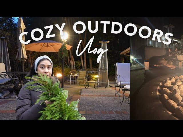 VLOG - Winter Patio Decor & Seating Area Updates