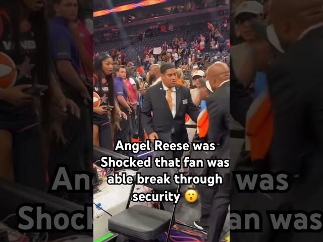 A Fan Paid $1200 to see Angel Reese At The WNBA All Star Game & was dragged out by security