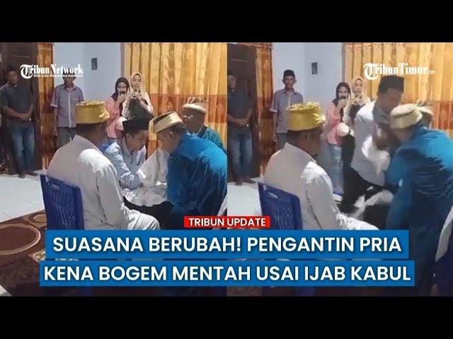 VIRAL! Pengantin Pria Kena Bogem Mentah Usai Ijab Kabul SAH, Ternyata Ini Kronologisnya