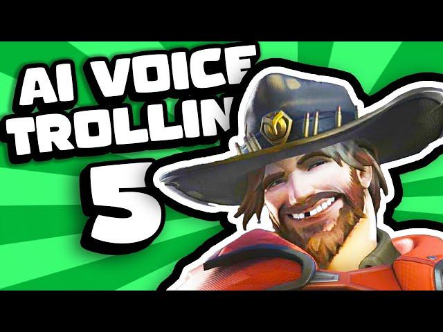 HILARIOUS AI Voice Trolling 5 (Overwatch 2)