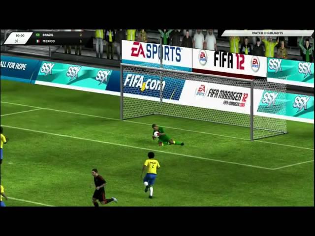 Mexico vs Brasil HD 11 08 12 All goals & Highlights Football Match Olympic Games 4 1