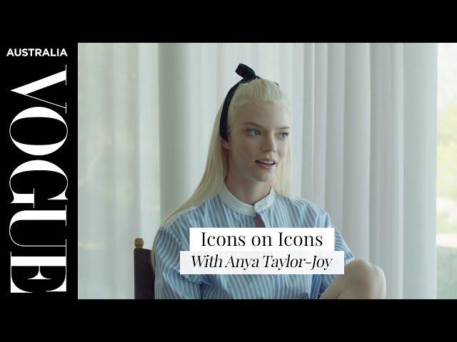 Anya Taylor-Joy plays Icons on Icons | Vogue Australia