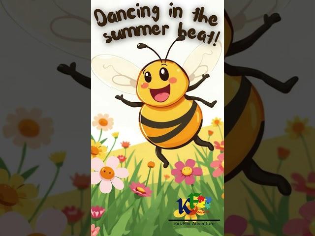 The Busy Bumblebee | Fun Kids Poem | #poem #poemforkids #poemforkidsinenglish #bee #fun