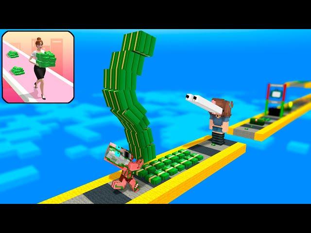 Minecraft Mobs: MONEY RUN 3D CHALLENGE - Minecraft animation