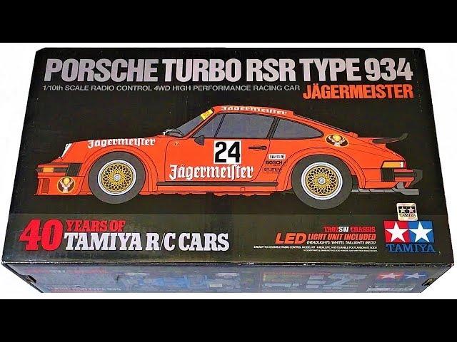 Tamiya RC Cars 40th Anniversary Ltd. Porsche Turbo RSR 934 Jägermeister Edition Build Recap!