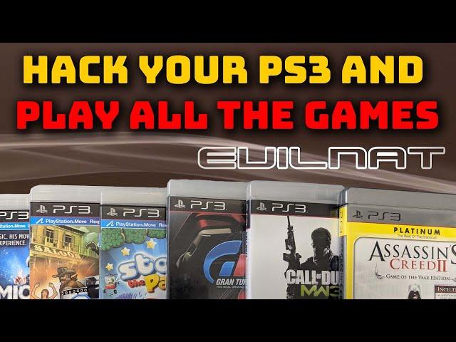 Hack your PlayStation 3 and play ALL the games - EvilNat / BGToolset custom firmware jailbreak