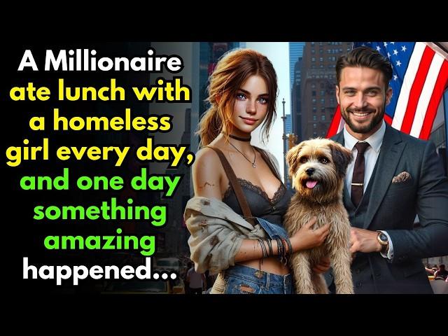 A Millionaire ate lunch with a Homeless Girl every day, and one day something Amazing Happened!