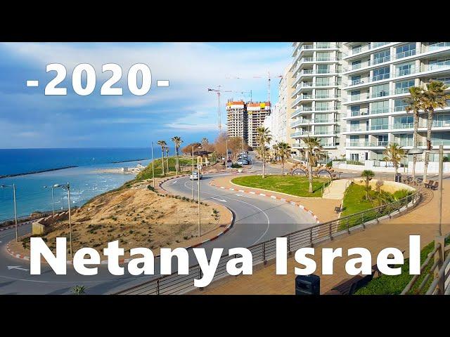 Walking in Netanya, Israel