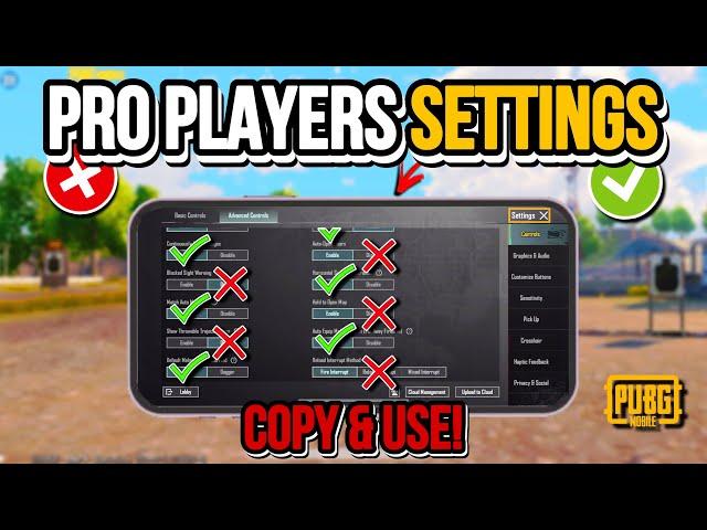 PUBG MOBILE SENSITIVITY & SETTINGS  (NEW VERSION) Copy & use 