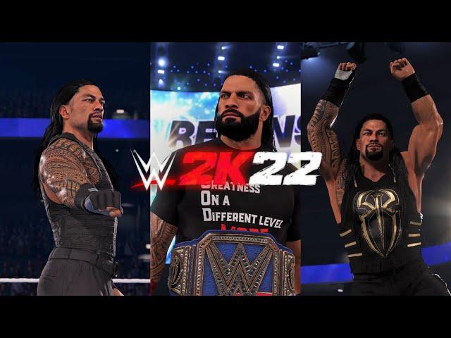 WWE 2K22 PC Mods | Roman Reigns - The Shield vs The Big Dog vs The Tribal Chief | SmackDown 2022