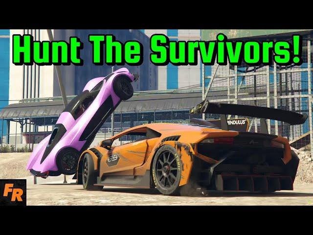 Hunt The Survivors! - Race Car Vs The Random On Modded Gta 5