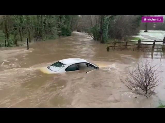 Calls to close Hall Green road after vehicles stranded in floods