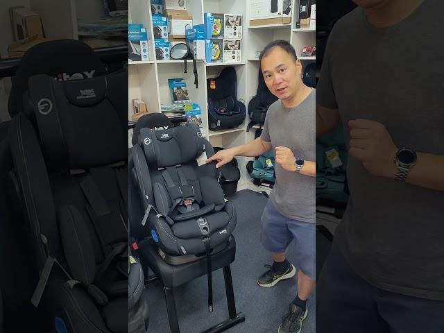 how to set the Britax B-First Clicktight car seat for rearward facing