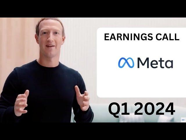 META. EARNINGS CALL. Q1 2024