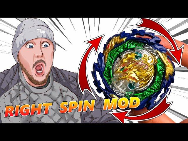 RIGHT SPIN VANISH FAFNIR MOD! Beyblade Burst Dynamite Battle