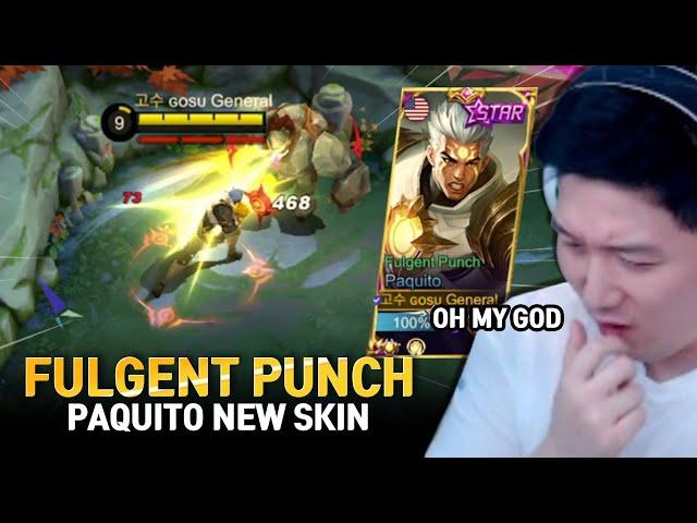 Gosu General bought and reviewed Fulgent Punch Paquito skin | Mobile Legends