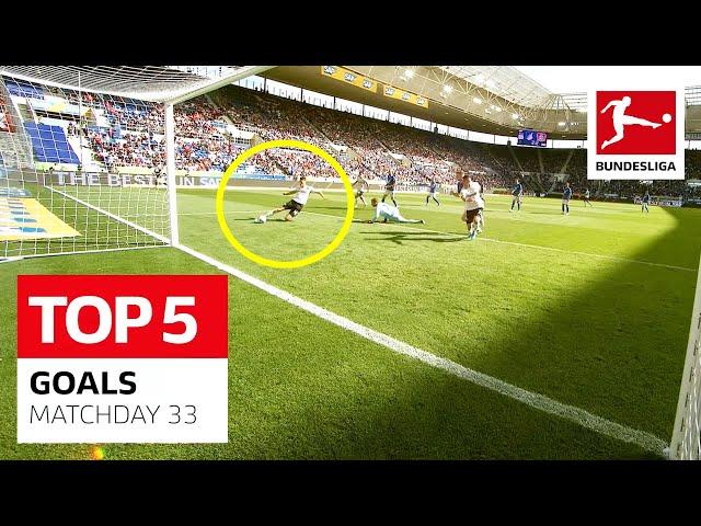 Cheeky Lobs & Long-Range Stunner • Top 5 Goals • Brandt, Schick & More | Matchday 33 - 2021/22