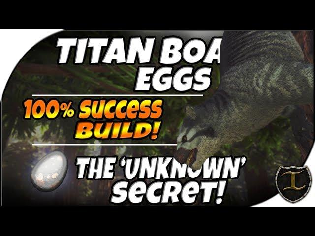 The BEST Way To Farm TitanoBoa Eggs || The 'Unknown' Secret || 100% success ||OLD METHOD||