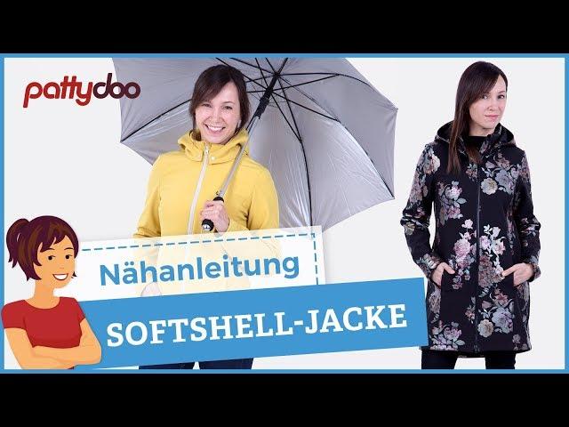 Anleitung Softshelljacke mit abnehmbarer Kapuze, Taschen und Reißverschluss nähen