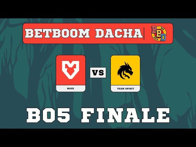 [RS] BetBoom Dacha Beograd 2024 BO5 FINALE | Spirit vs MOUZ