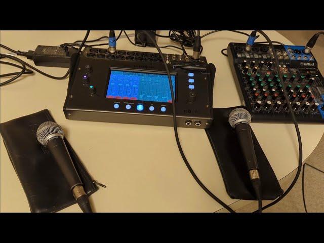 Allen & Heath CQ-18T vs Yamaha MG10XU Preamps through Shure SM58s into Yamaha DXR10mkiis