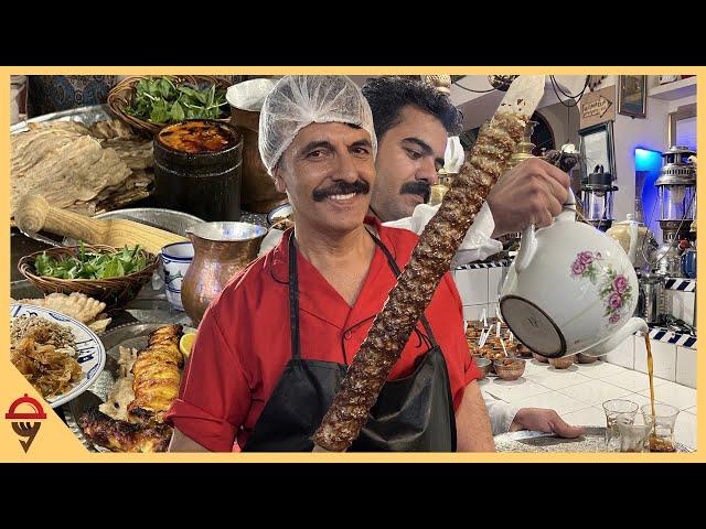 140-Year-Old Traditional Iranian RESTAURANT with the Best KEBAB, ABGOOSHT, and Traditional Teahouse!