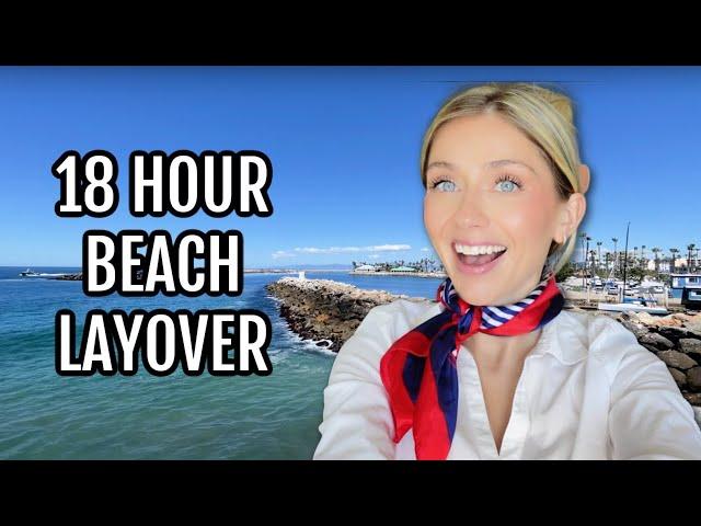 18 HOURS IN LA!! // FLIGHT ATTENDANT LIFE ️