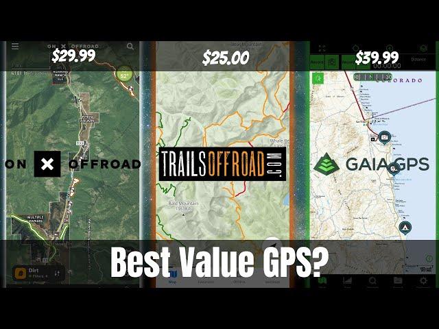 Whats The Difference Between The GPS Apps? | Onx Off Road | Trails Off Road | GAIA GPS