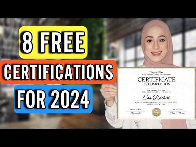 8 FREE High Paying Certifications For Remote Jobs in 2024 | And How Much Do They Pay?