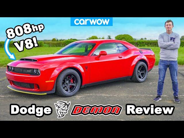 Dodge Demon review - 0-60mph, 1/4-mile, brake & DRIFT test!