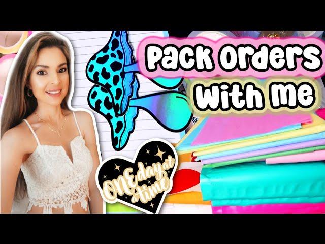 HOW I PACK MY ORDERS *In Real Time* // Stickers, Stationery, & Enamel Pins