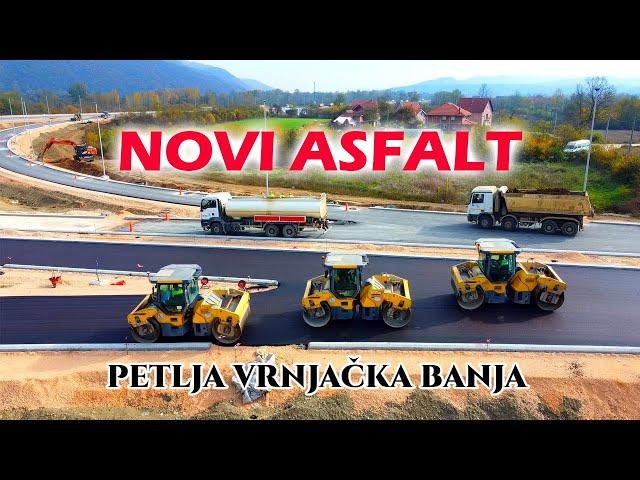 MORAVSKI KORIDOR Danas novi asfalt, petlja Vrnjačka Banja, 31.10.2024