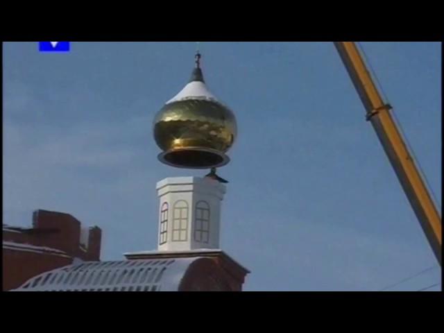 Новополоцк. Строительство храма иконы Божией Матери "Нечаянная Радость". 2011 год.