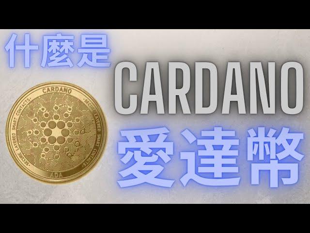 Cardano是什麼? 卡達諾 愛達幣 加密貨幣