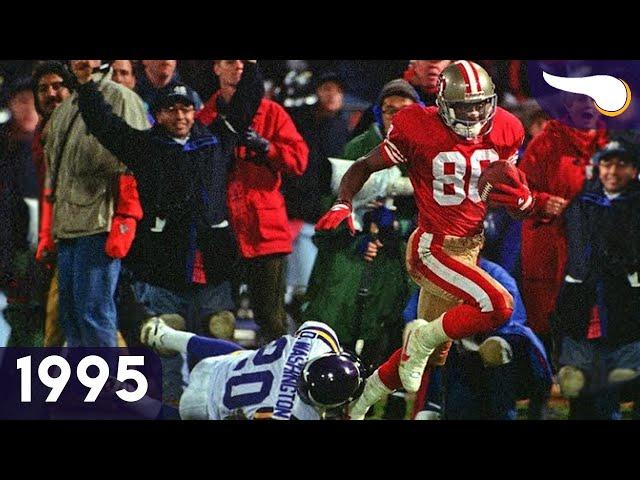 Jerry Rice Dominates - Vikings vs. 49ers (Week 16, 1995) Classic Highlights